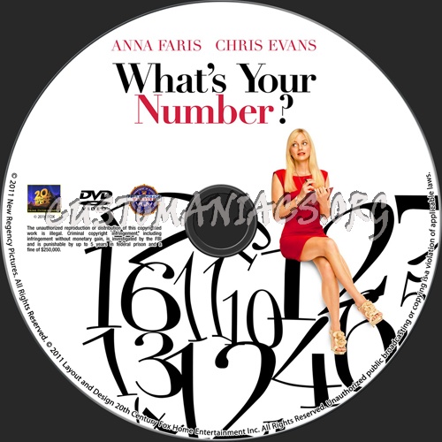 What's Your Number? dvd label