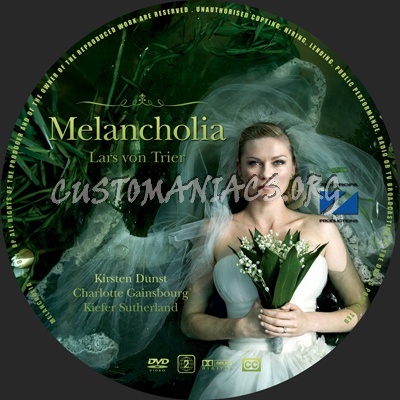 Melancholia dvd label