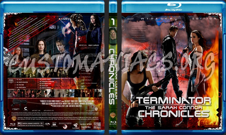 Terminator - The Sarah Connor Chronicles Season 1 blu-ray cover