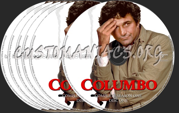 Columbo Season 1 dvd label