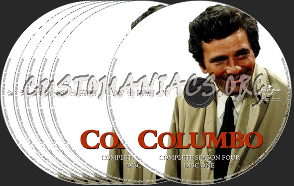 Columbo Season 4 dvd label