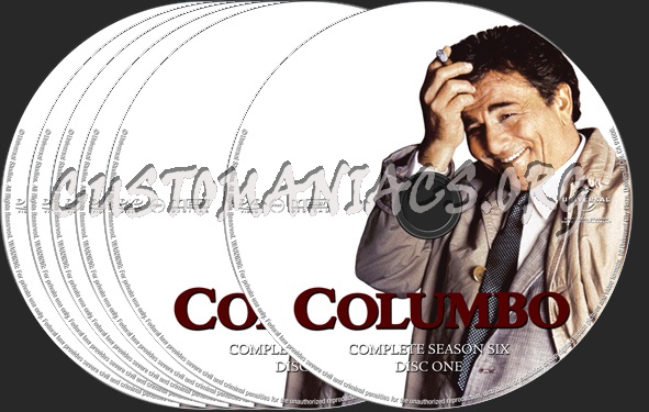 Columbo Season 6 dvd label
