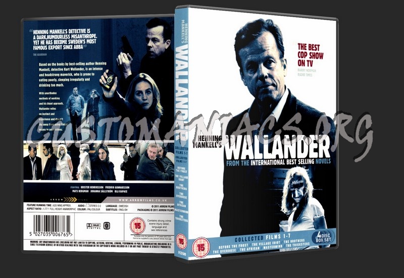 Wallander: Collected Films 1 - 7 dvd cover