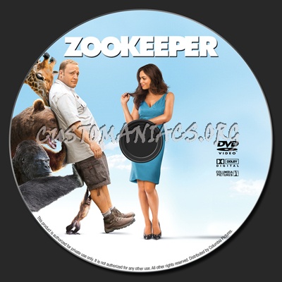 Zookeeper dvd label