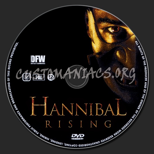 Hannibal Rising dvd label