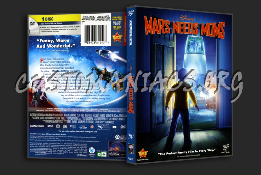 Mars Needs Moms dvd cover