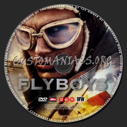 Flyboys dvd label