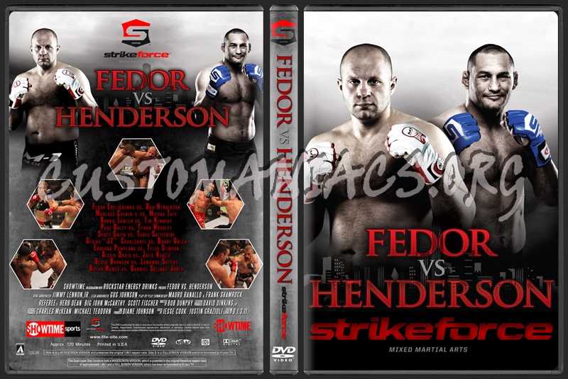 Strikeforce Fedor vs Henderson dvd cover