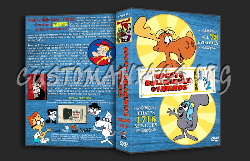 Rocky & Bullwinkle & Friends: Seasons 1-2 dvd cover