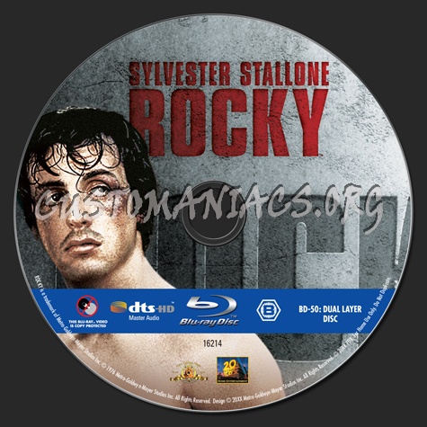 Rocky blu-ray label