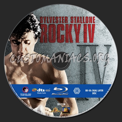 Rocky IV blu-ray label