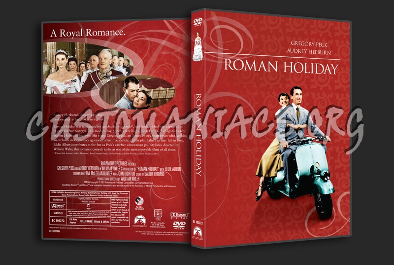 Roman Holiday dvd cover