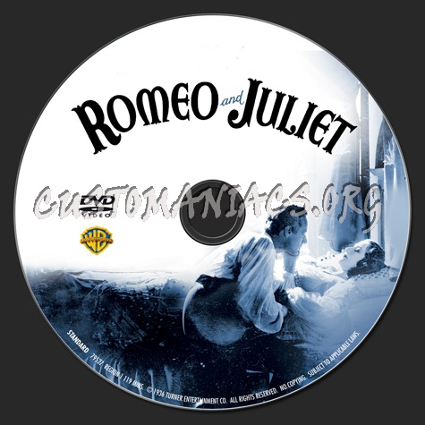 Romeo and Juliet dvd label