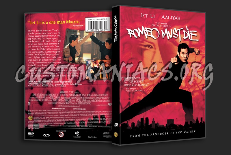 Romeo Must Die dvd cover