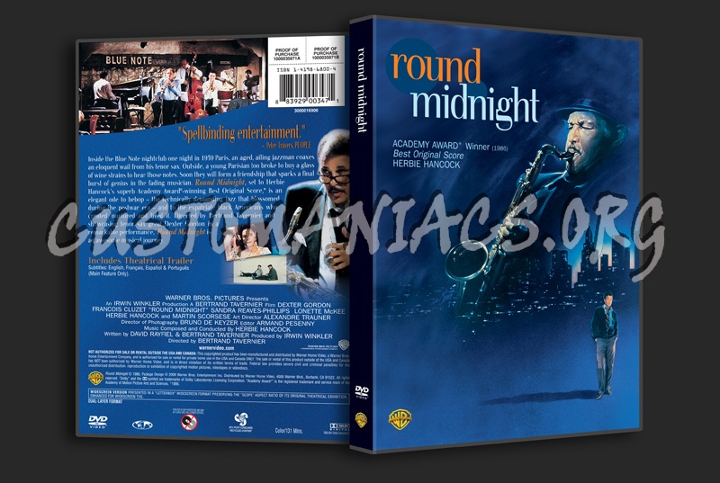 Round Midnight dvd cover