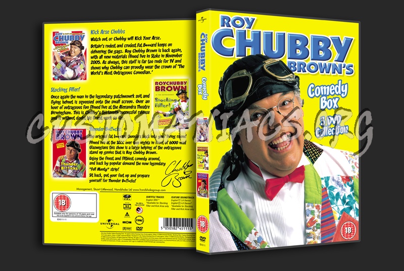 Roy Chubby Brown's Comedy Box dvd cover