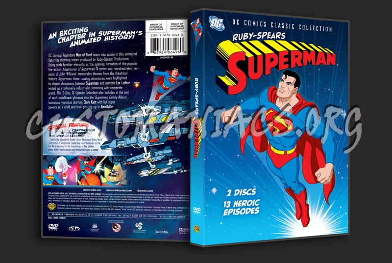Ruby-Spears Superman dvd cover