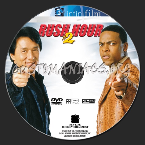 Rush Hour 2 dvd label