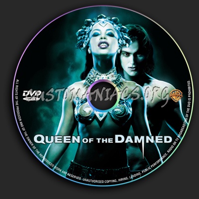 Queen of the Damned dvd label