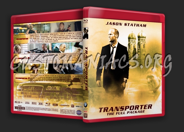 Transporter The Full Package blu-ray cover