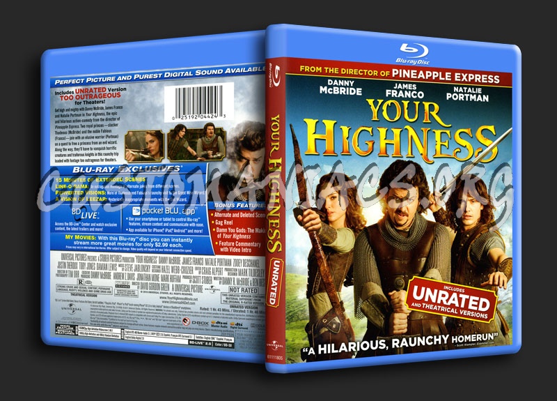 Your Highness blu-ray cover