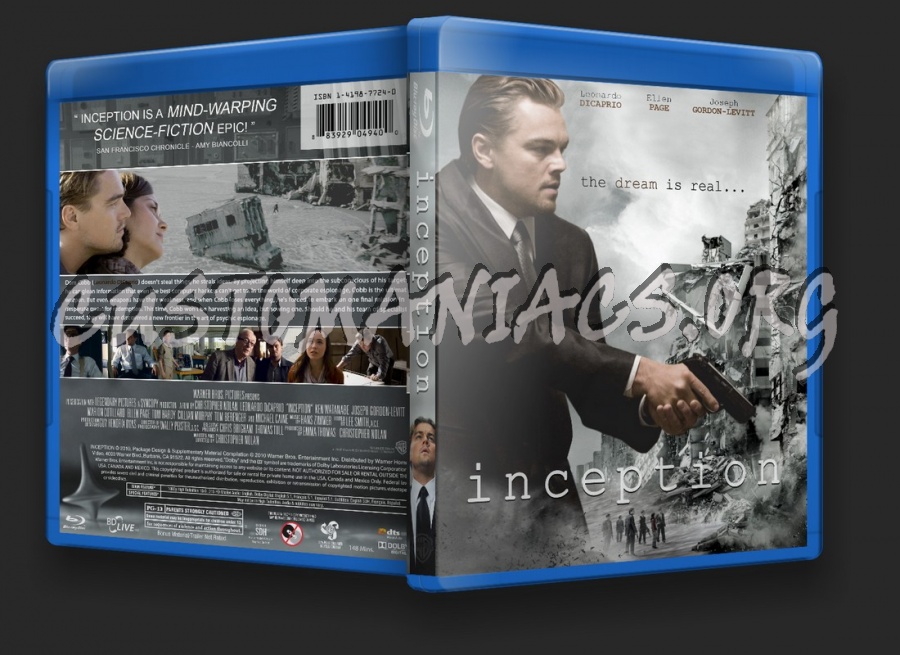 Inception blu-ray cover