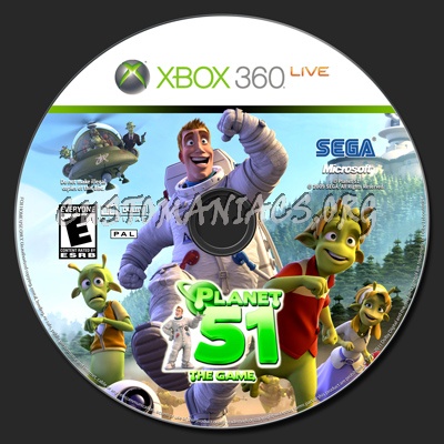 Planet 51 dvd label