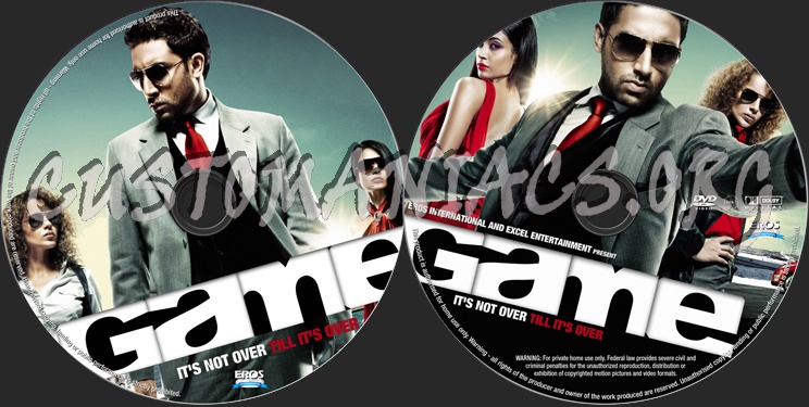 Game dvd label