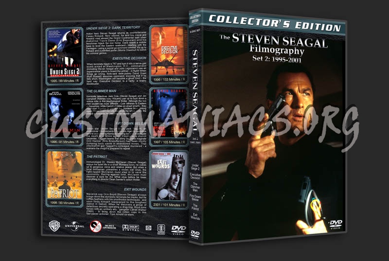 The Steven Seagal Filmography - Set 2: 1995-2001 dvd cover