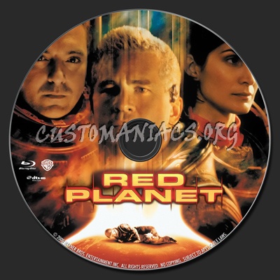 Red Planet blu-ray label