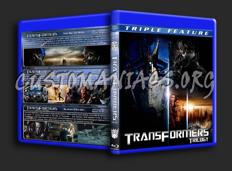 Transformers Trilogy blu-ray cover