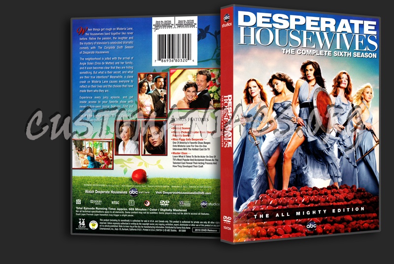 Desperate Housewives - Season 6 dvd cover