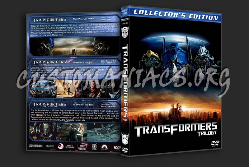 Transformers Trilogy dvd cover