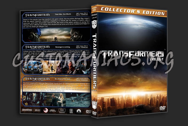 Transformers Trilogy dvd cover