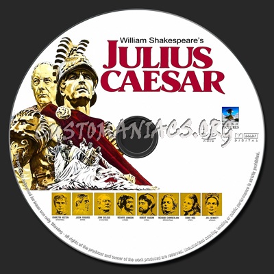 Julius Caesar dvd label