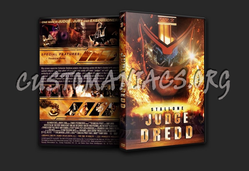 Judge Dredd dvd cover