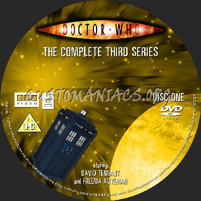 Doctor Who Series 3 dvd label