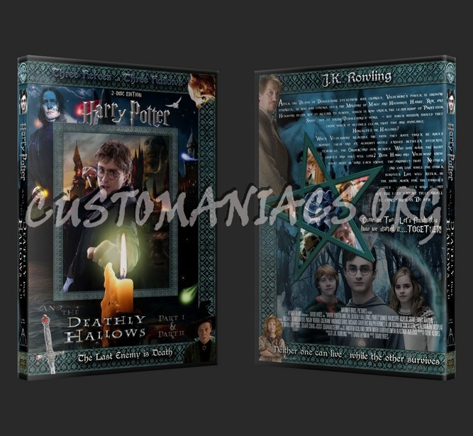 Harry Potter and The Deathly Hallows Part 1  and Part 2 dvd cover