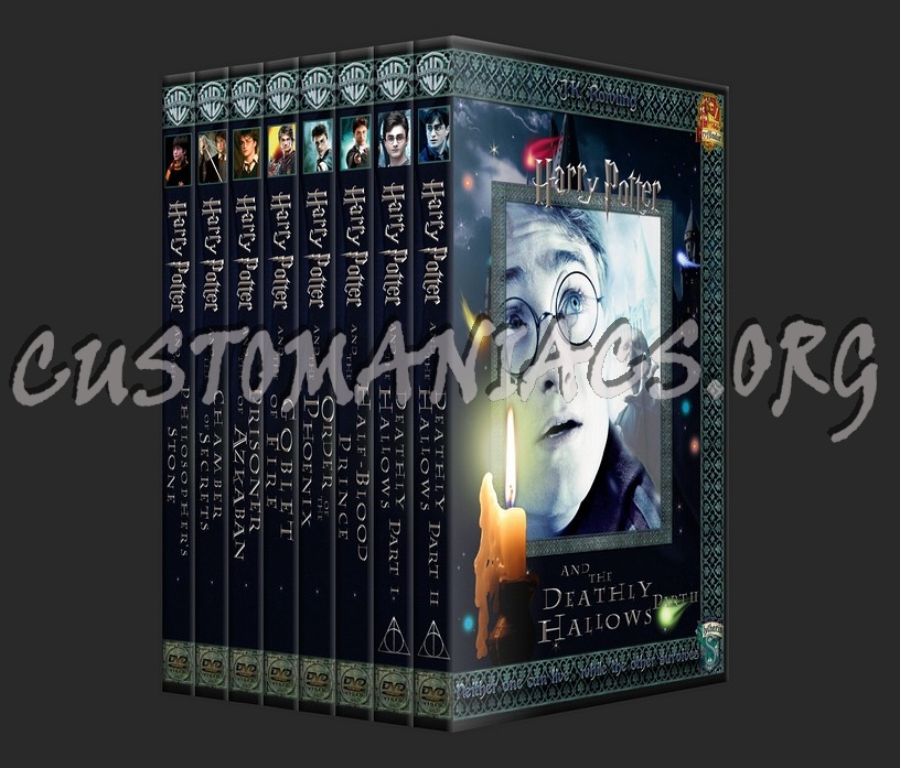 Harry Potter and The Deathly Hallows Part 1  and Part 2 dvd cover