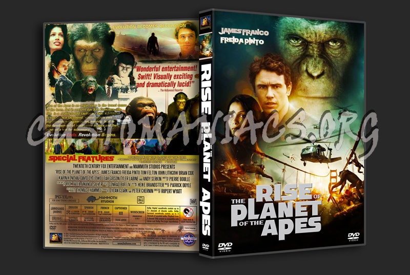 Rise Of The Planet Of The Apes dvd cover