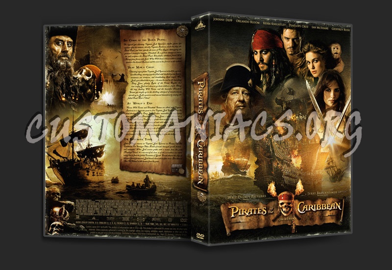 Pirates of the Caribbean Collection dvd cover
