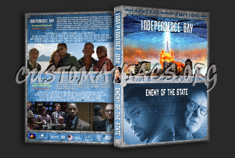 Independence Day / Enemy of the State Double dvd cover