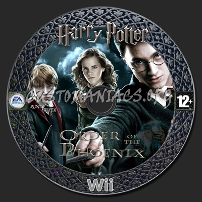 Harry Potter and The Order of the Phoenix dvd label
