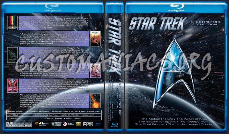 Star Trek - Movie Collection (TOS) blu-ray cover