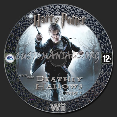 Harry Potter and The Deathly Hallows Part 1 dvd label