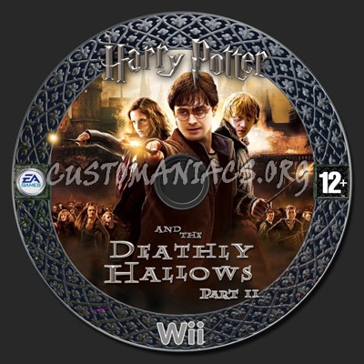 Harry Potter and The Deathly Hallows Part 2 dvd label