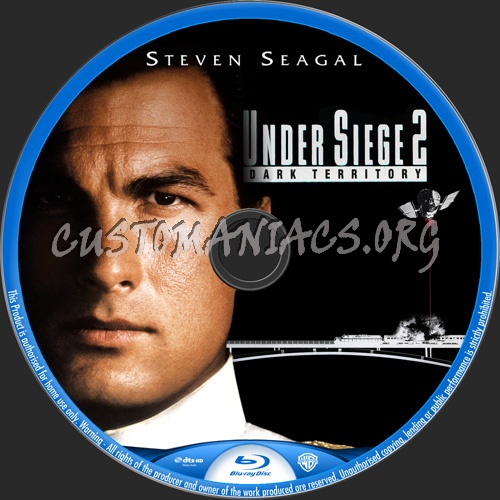 Under Siege 2: Dark Territory blu-ray label