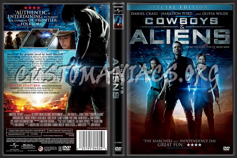 Cowboys & Aliens dvd cover