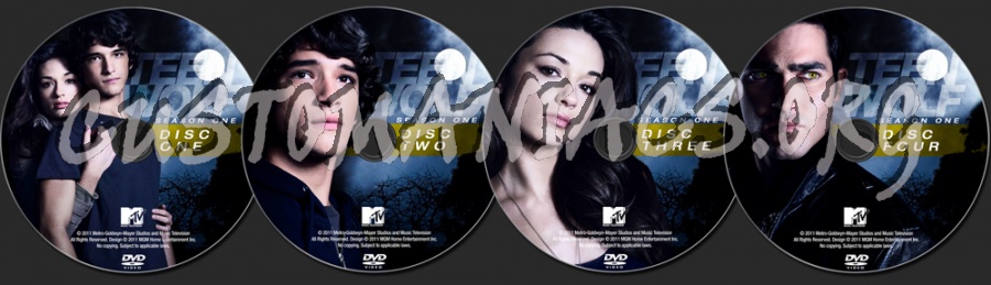 Teen Wolf - Season 1 dvd label