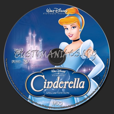 Cinderella dvd label